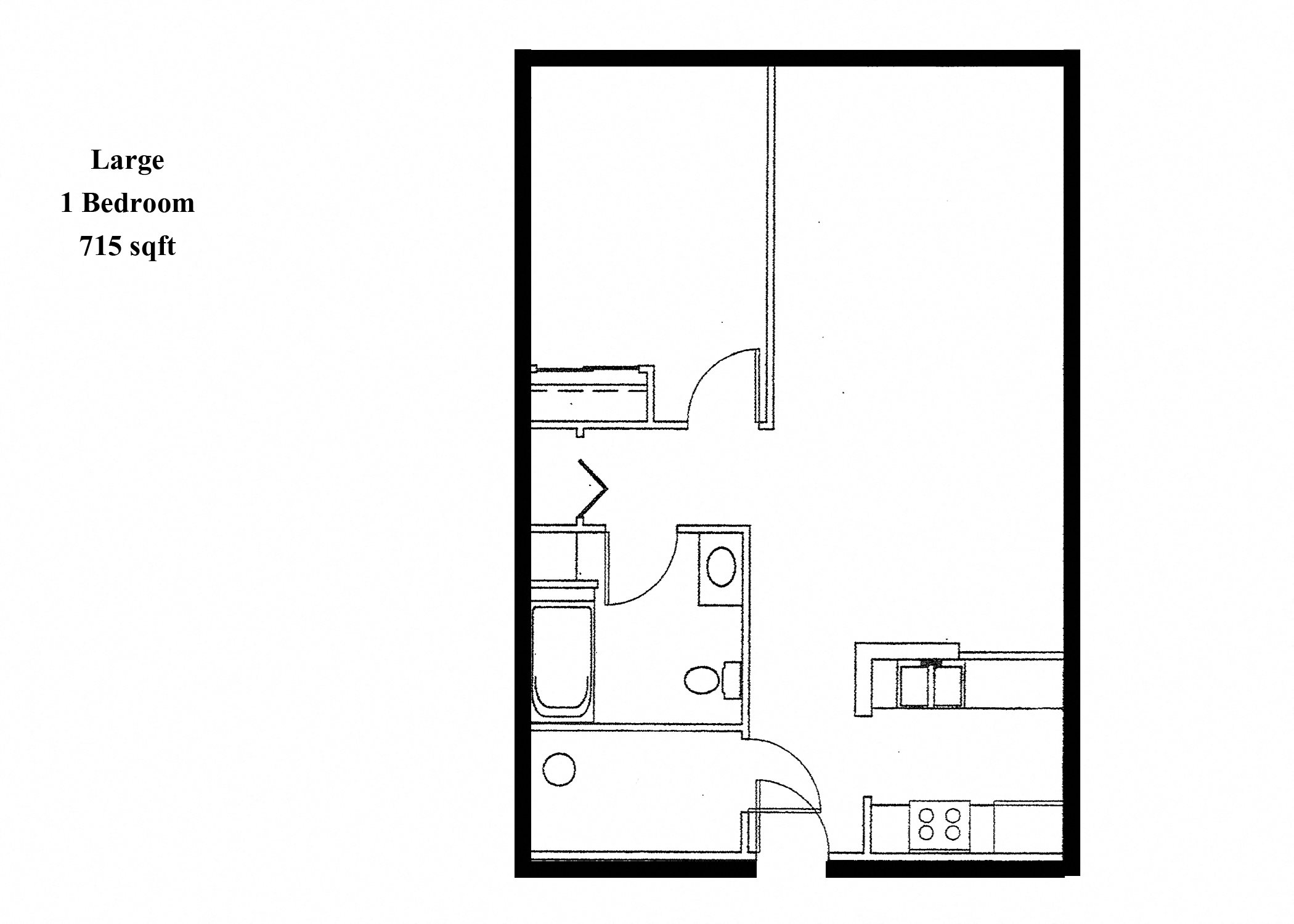 1 Bed Apartment in Williamsport Williamsport 1 Bedroom Apartment at The Weightman